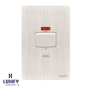 مفتاح مكيف LUXIFY 45 أمبير بتشطيب بيانو لؤلؤي 7×7