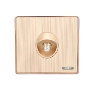 فيشة دش LUXIFY — ذهبية