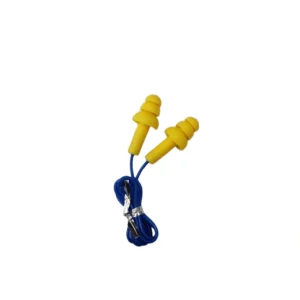 MAS Foam Earplugs with Cord — Hearing Protection and Noise Reduction for Industrial Use