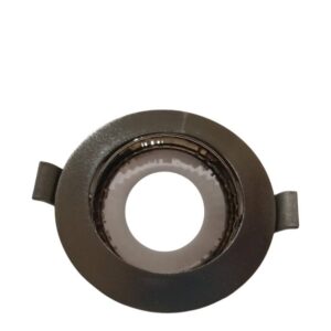 سبوت لايت بإطار مانع للتوهج أسود مع كروم أسود مظلع — موديل MG-068