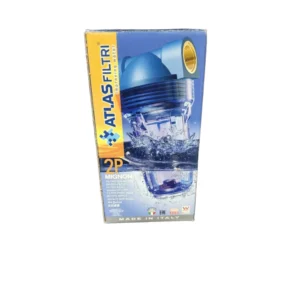 هيكل فلتر مياه أتلس فلِتري موديل Mignon S (2P) بمداخل نحاسية نصف بوصة