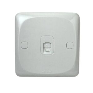 Dual-line white telephone plug - MIRA (Al Fanar)