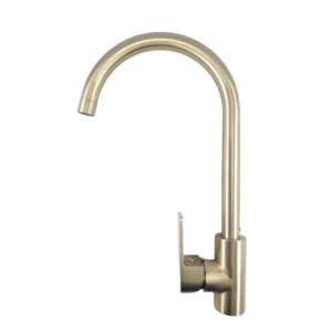 خلاط مطبخ قوسي مرتفع بمقبض واحد — OKYANUS + RoseGold