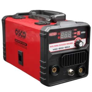 ماكينة لحام إنفرتر OSCO TOOLS موديل MIG-200 — MIG/MMA بدون غاز، 120 أمبير