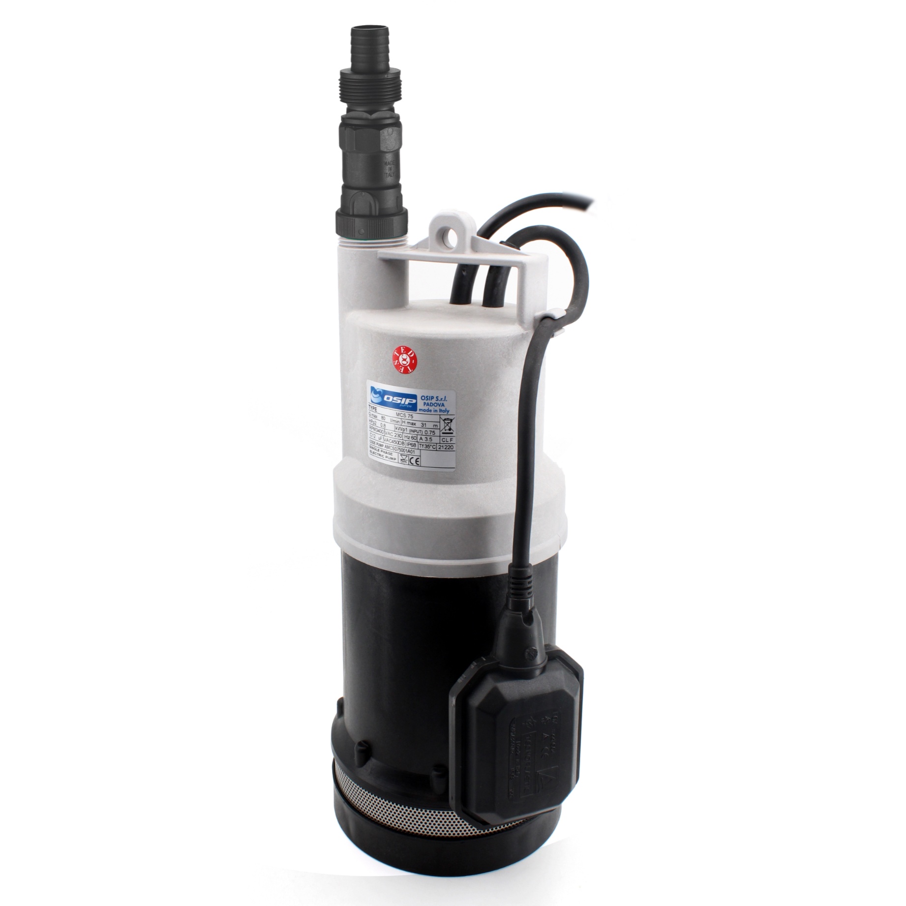 OSIP Italian Submersible Water Pump — 1.3 HP (Model MCS-100)