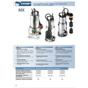 مضخة مياه غاطسة OSIP MAX 1000 بقوة 1.1 حصان - صنع إيطالي