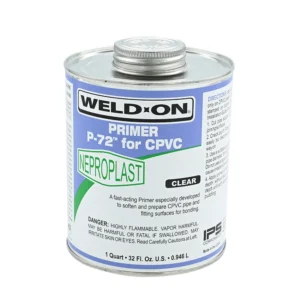 برايمر P-72 (Weld-On) لأنابيب CPVC — شفاف، 946 مل