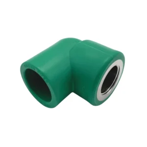 كوع PPR أخضر بسن داخلي مقاس 20 مم × 1/2 بوصة لوصل أنابيب المياه