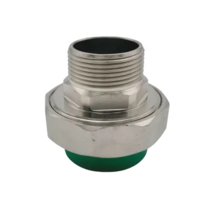 وصلة PPR بسن خارجي أخضر — مقاس 20 مم × 3/4 بوصة لربط أنابيب المياه