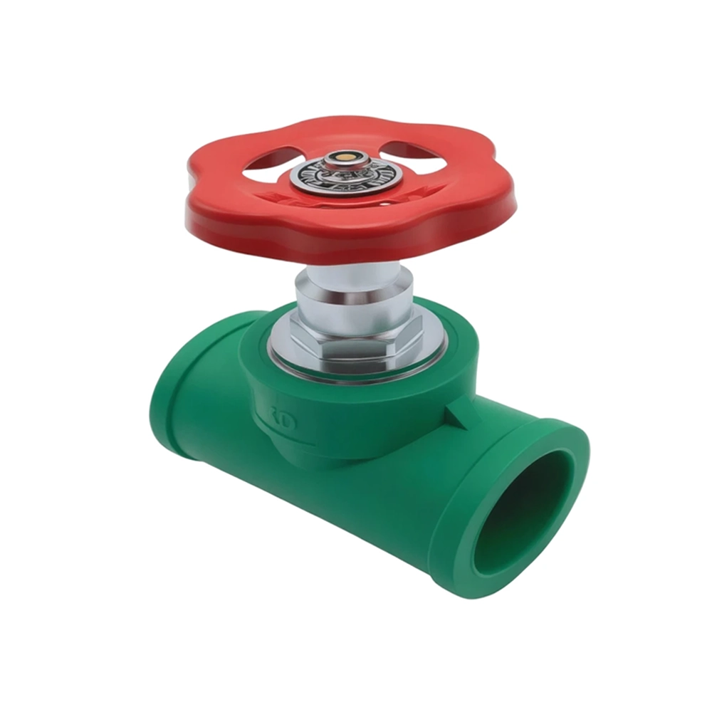 محبس PPR أخضر عادي مقاس 20 مم لتنظيم تدفق المياه