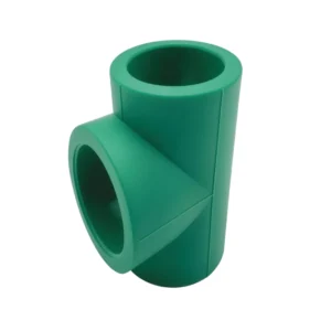 تفرّع PPR أخضر عادي بمقاس 40 مم لتوزيع الأنابيب