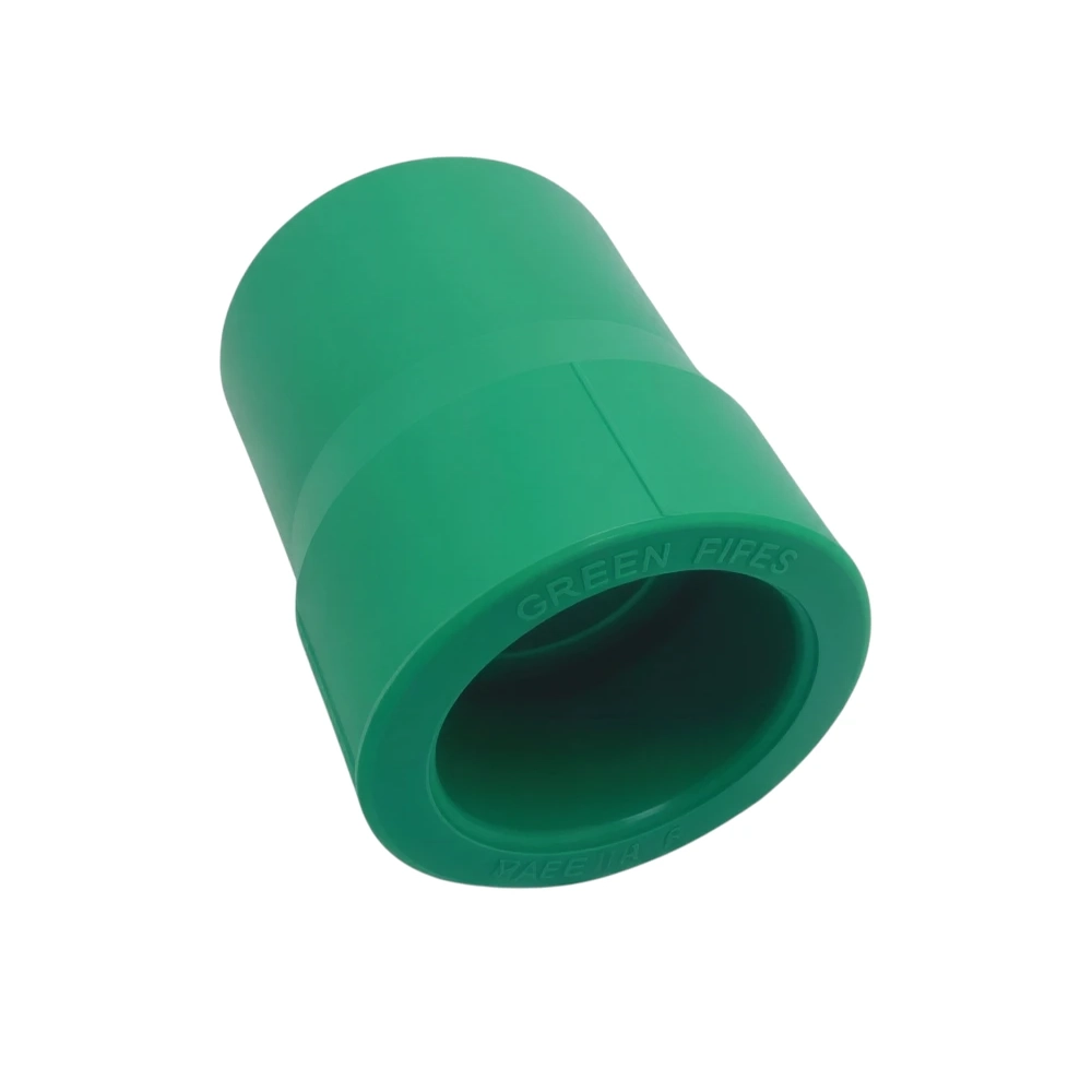 50x75mm Green PPR Connector/Reducer for Water Pipe Connection