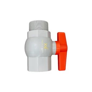 محبس مياه يدوي من PVC مقاس 2 بوصة — تحكم بتدفق المياه للري والسباكة، مقاوم للشمس وضد ضغط حتى 16 بار