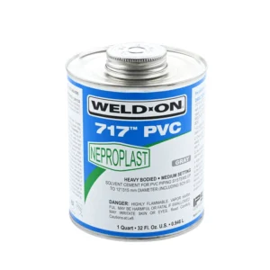 لاصق أنابيب PVC رمادي 717 من ويلد أون — 946 مل (تركيبة قوية وجفاف متوسط)