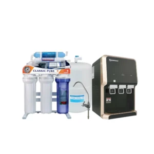جهاز تحلية مياه RO تايواني 7 مراحل — 300 لتر/يوم مع برادة فاخرة | تصميم فاخر ومياه باردة ونقية