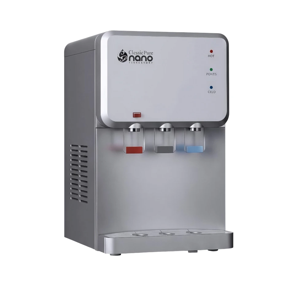 نظام تنقية مياه RO تايواني 7 مراحل — 300 لتر/يوم مع خزان ومبرد (للمنزل والتجارة)