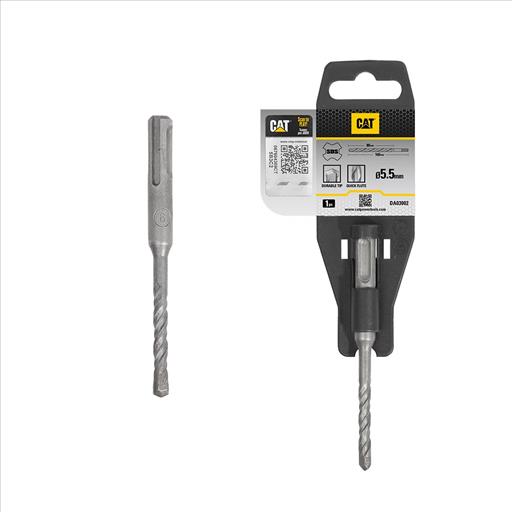 بت حفر للخرسانة بنظام تثبيت SDS Plus من كات (CAT) — 6×110 مم