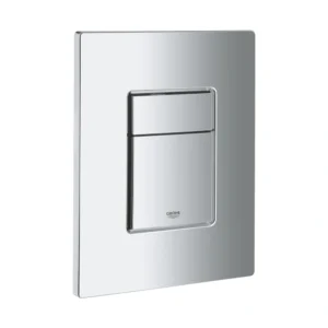 Grohe square siphon panel — Skate Cosmopolitan style, chrome finish