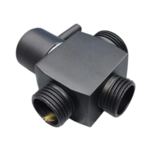 محول شطاف ثلاثي الاتجاه أسود مطفي — تصميم عصري ومتين | Stamina