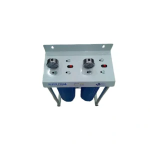 نظام تنقية مياه بالتناضح العكسي مزدوج مع حامل للاستخدام المنزلي — Super Pro 1+ (أزرق)