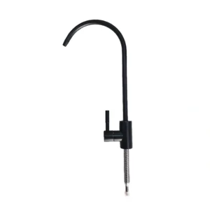 صنبور تناضح عكسي من الفولاذ المقاوم للصدأ SUS304 — حنفية مياه شرب، أسود