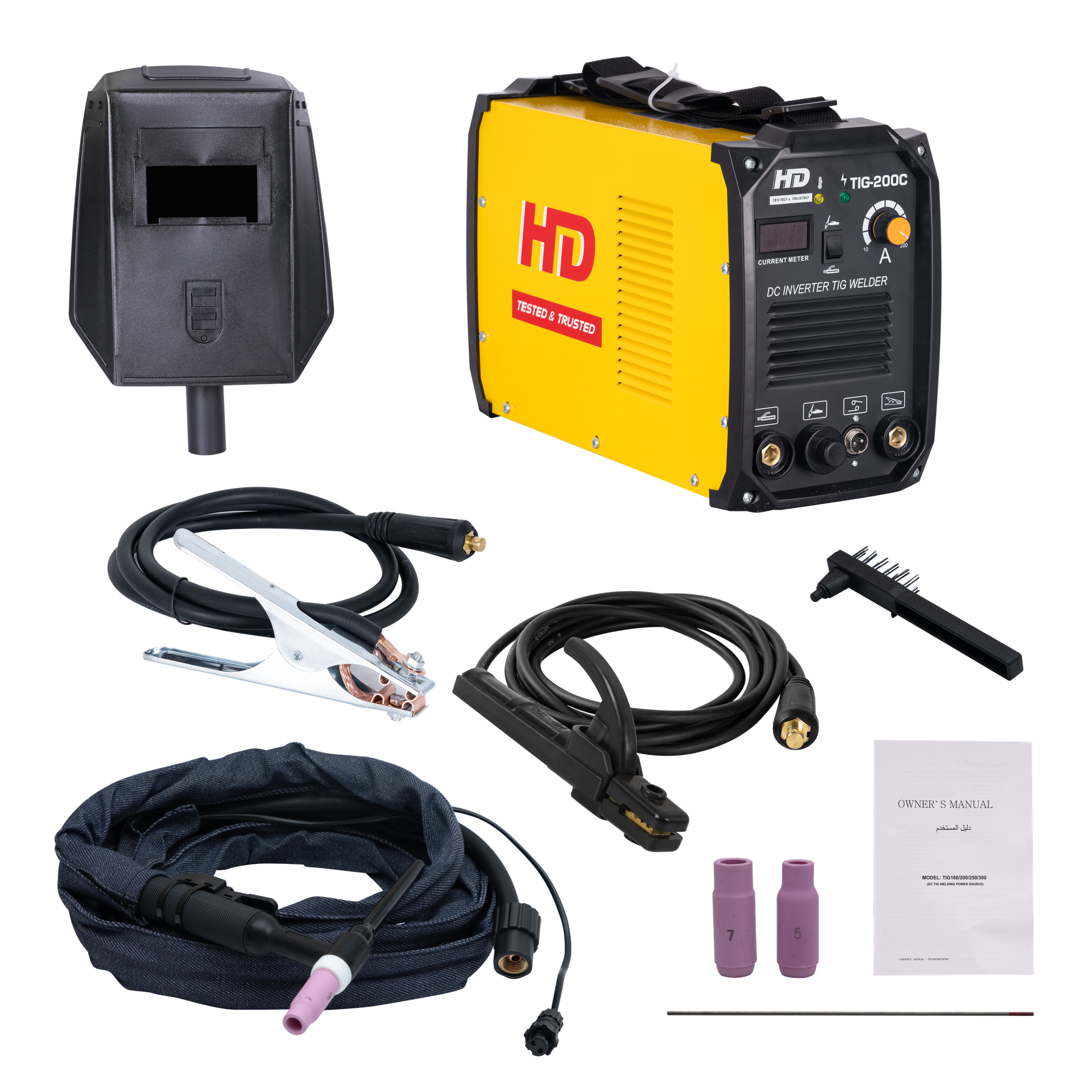 جهاز لحام TIG رقمي 200 أمبير - موديل TIG-200CP (HD)