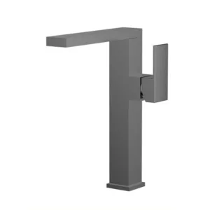 صنبور مغسلة مرتفع بمقبض واحد - Tredex - كروم - رمادي