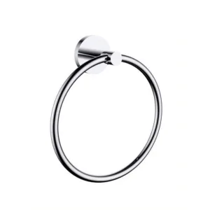 حلقة مناشف حمام عصرية من Tredex — كروم رمادي