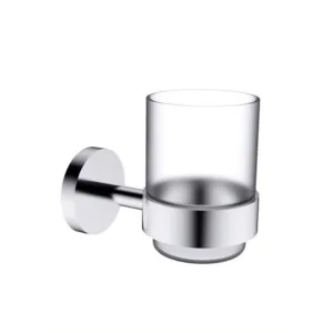 حامل كوب جداري مع كوب من Tredex — أسود وكروم