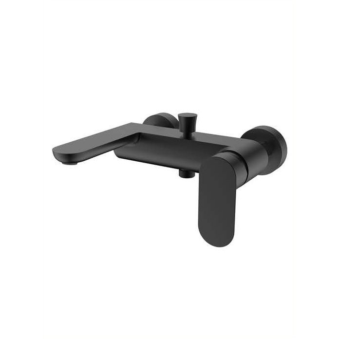خلاط جداري بمقبض واحد للتحكم بتدفّق المياه - Tredex - كروم/أسود