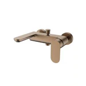 خلاط مياه جداري بذراع واحد من Tredex — تشطيب كروم ونحاسي