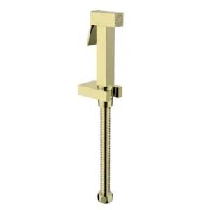 TREDEX — طقم شطاف ذهبي مع لي وحامل بتشطيب كروم