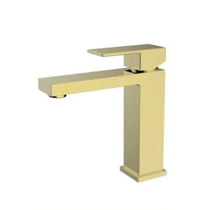 صنبور مغسلة بذراع واحد من Tredex — كروم وذهبي