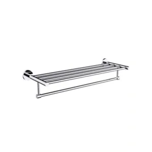 حامل مناشف مزدوج مع رف علوي - Tredex - تشطيب كروم