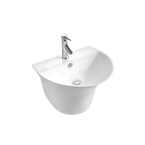 مغسلة حائطية من البورسلان VERAGO — أبيض