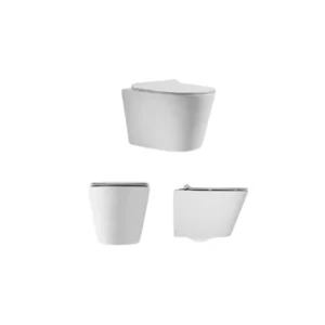 كرسي حمام معلق سيرامي من فيتا (VITTA) — أبيض