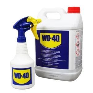عبوة WD-40 للتشحيم متعدد الاستخدامات 5 لِتر مع بخاخ فارغ 600 مل