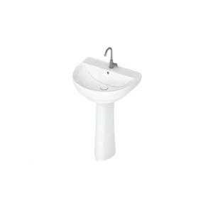 مغسلة أرضية سيراميكية بتصميم مودرن - WSN - أبيض