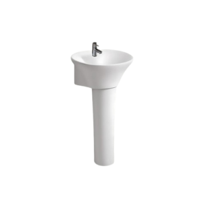 مغسلة أرضية خزفية بتصميم مودرن — WSN — أبيض