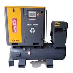 ضاغط هواء سكرو مع خزان 500 دوما — 10 حصان، 12 بار