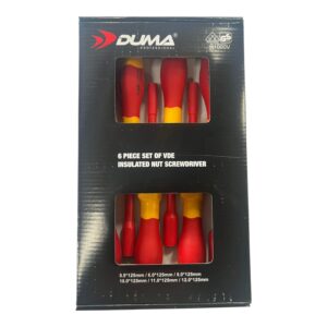 طقم مفكات معزولة للعمل الكهربائي — 7 قطع DUMA
