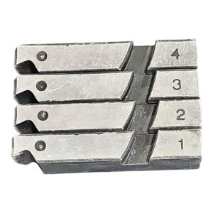 طقم شفرات لماكينة تسنين DUMA — مقاس 1/2–3/4 بوصة (صيني)