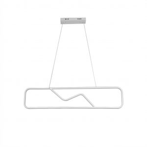 أبليك حائط مودرن أبيض — 3 إضاءات، 65 واط