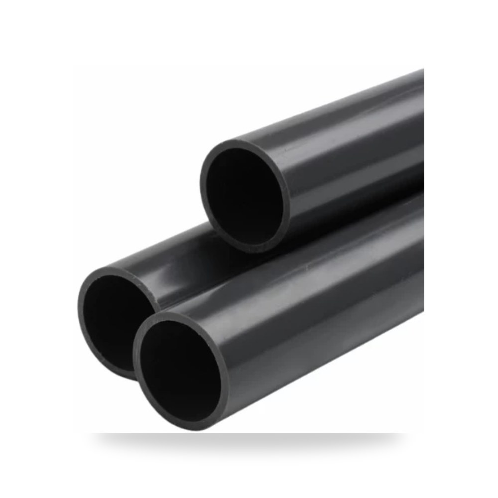 أنابيب PVC 6 بوصة 3.86 مم غامق الجودة اسود موديل 618