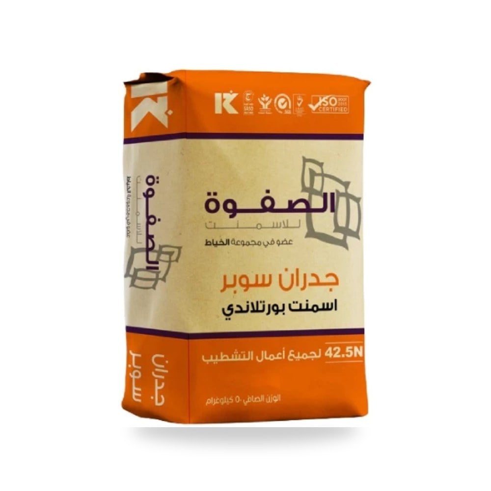 أسمنت بورتلاندي تشطيب كيس 50 kg الصفوة ابيض موديل 793