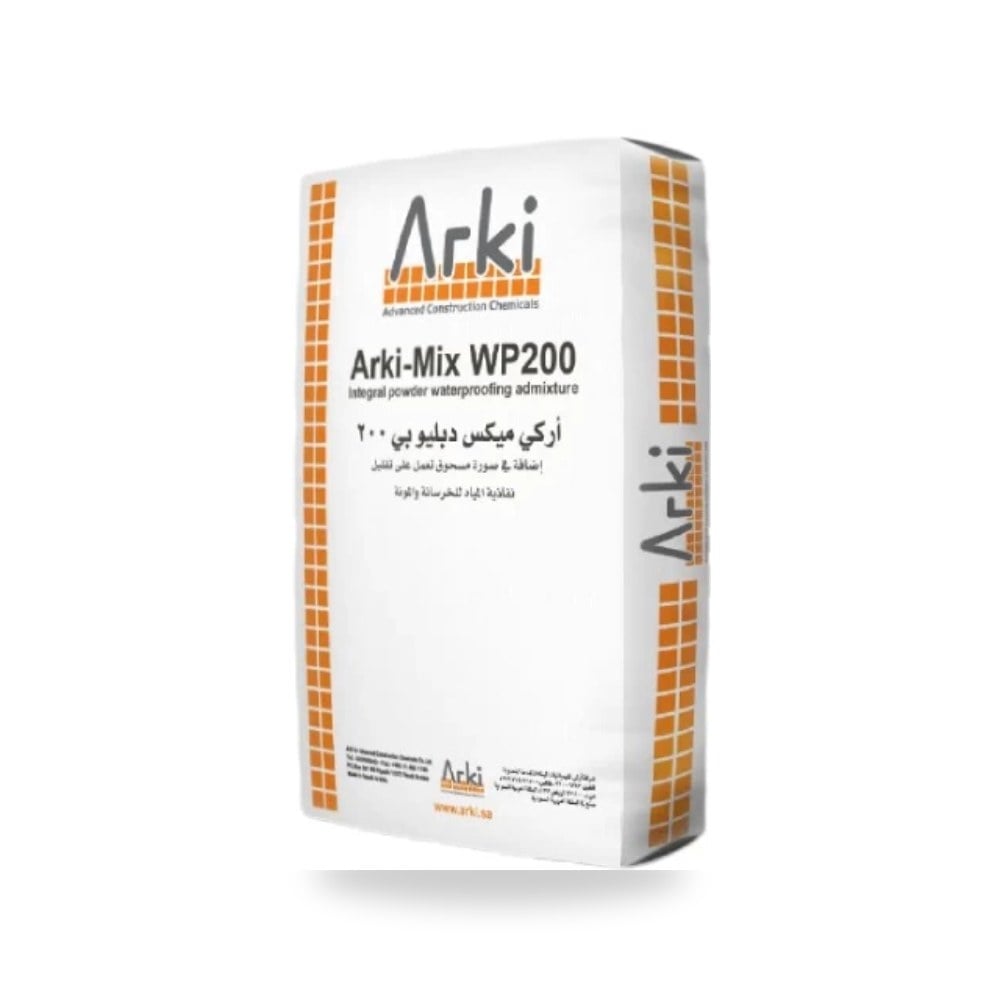 إضافة عازلة للماء للخلطة الأسمنتية ARKI MIX اركي موديل 345
