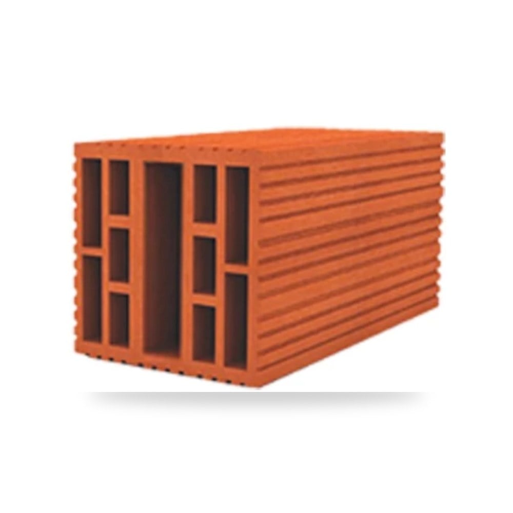 طوب احمر مفرغ عازل 11 فتحة 40 × 20 سم 40 × 20 سم الخياط موديل 997