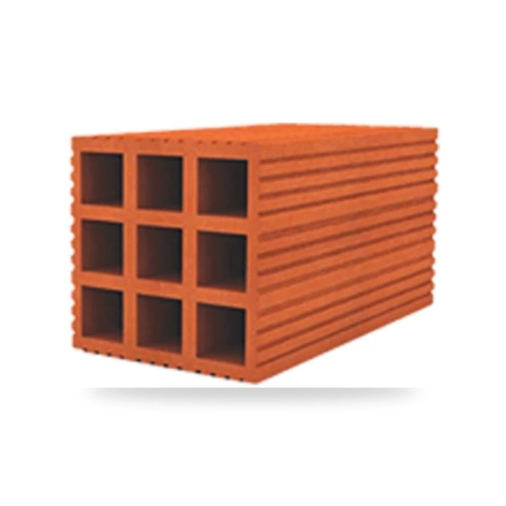 طوب احمر هولو 9 فتحات 40 × 20 × 15 سم، مقاوم 40 × 20 × 15 سم الخياط موديل 311