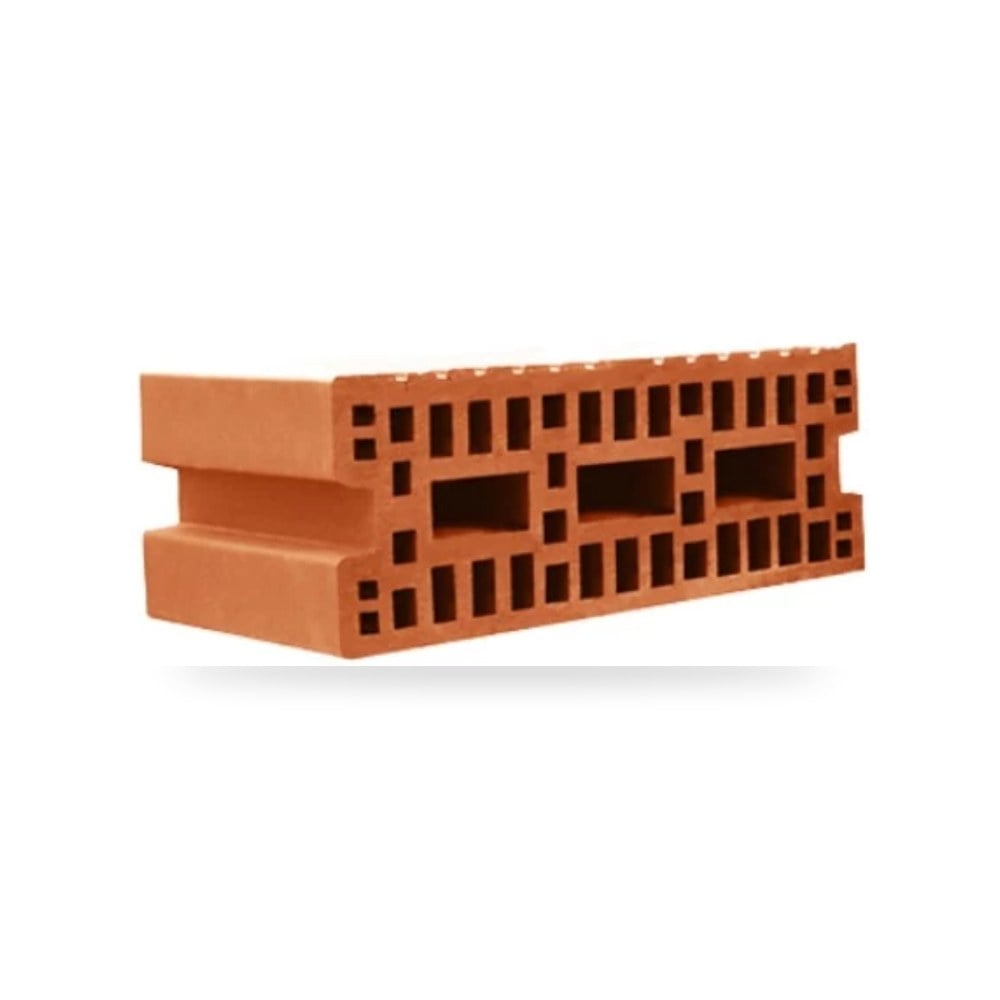 طوب احمر حامل مثقوب 40 × 20 × 15 سم وزن 15 40 × 20 × 15 سم الوطنية موديل 820