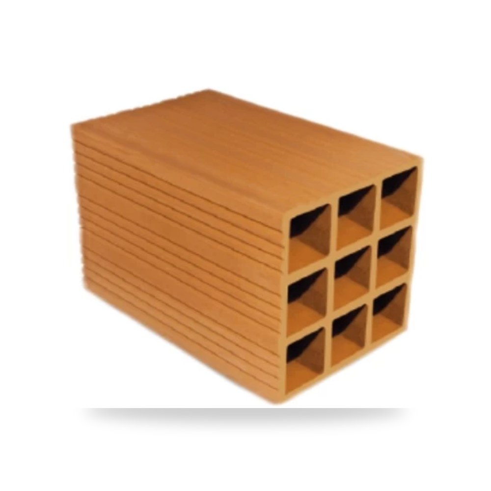 طوب احمر هولو 30 × 20 سم مقاوم للحرائق 30 × 20 سم الطوب الأحمر السعودي(العمودي) موديل 186